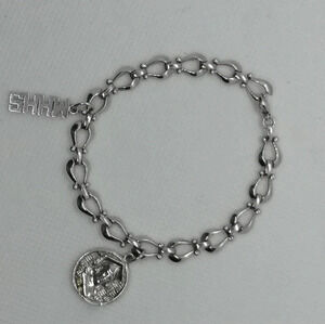 Sterling  silver charm bracelet